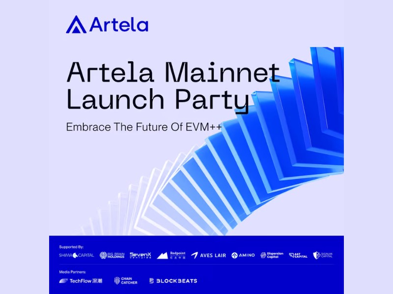 Artela Network launches first Layer 1 blockchain for On-Chain AI